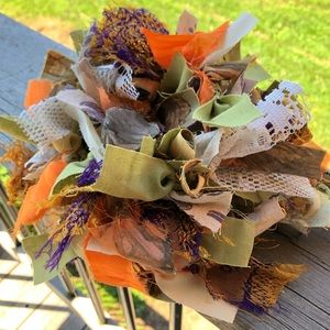 2 6ft boho hippie rag Garlands